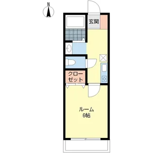 ウエスト壱番館【1階】の間取り