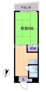 マサキハイム【2階】の間取り