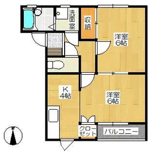 ガゼボ・トリア【1階】の間取り