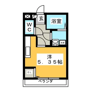 シエルブルー前橋【1階】の間取り