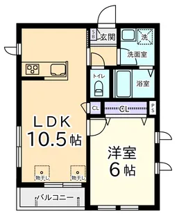 Penates笹塚【4階】の間取り