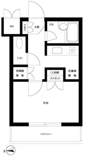 ルーブル三軒茶屋II【3階】の間取り