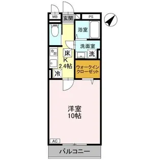 パレルモ【3階】の間取り