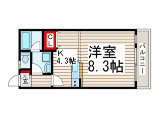 ミュ-ズ南葛西III【2階】の間取り