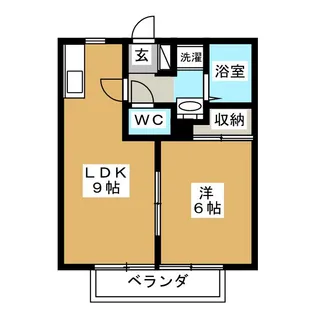 ファミールF【2階】の間取り