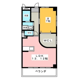 アルカディア【1階】の間取り