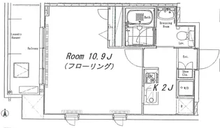 エビスファーストプレイス【11階】の間取り