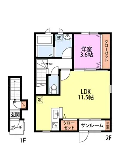 COMODOIII【2階】の間取り