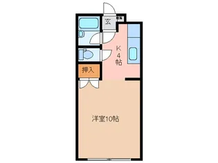 2ndアーバン【1階】の間取り