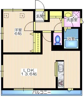 キャトルセゾン あざみ野【3階】の間取り