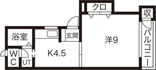 リベルテ【2階】の間取り