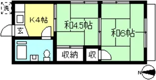 静香荘【2階】の間取り