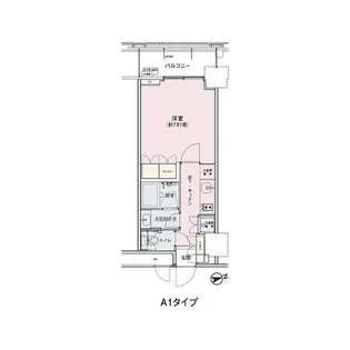 アンビエンテ駒込【8階】の間取り