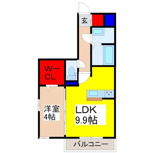 ソレイユ【1階】の間取り