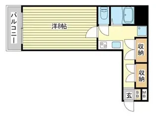 ルークレジデンス姫路III【5階】の間取り