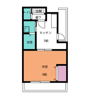 山一東尾久ステーツ【1階】の間取り