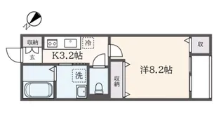 メゾンアゼリア【1階】の間取り