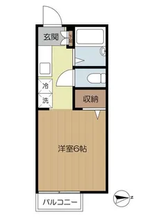 クレスト久我山【1階】の間取り