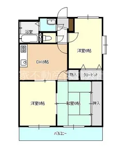 ニューライフ寺地【3階】の間取り