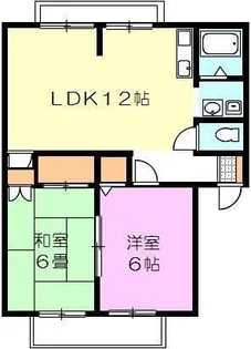 カルチャーいずみA【1階】の間取り