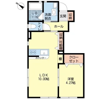 下所島FLAT【1階】の間取り