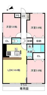 ライリッヒ・ストーレ【1階】の間取り