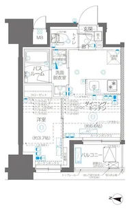 ZOOM大島【4階】の間取り