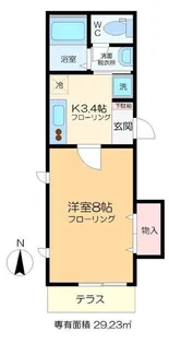 メゾンブランシュ【1階】の間取り