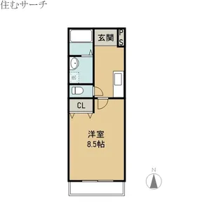 FLOURISHKUBOTA【2階】の間取り