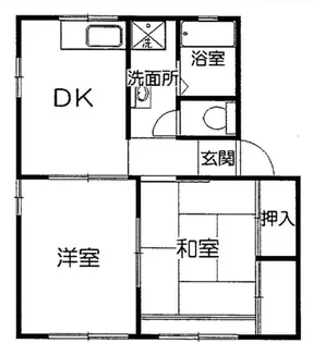 シティハイム北通り【1階】の間取り