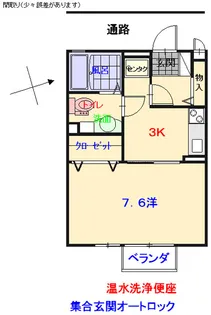 セジュールSSI【2階】の間取り