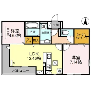 Maison Espoir【2階】の間取り