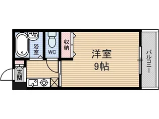 ローズビルウチダ【3階】の間取り