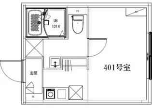 Luce町屋【4階】の間取り