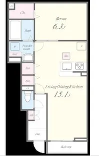 ルミセンス【1階】の間取り