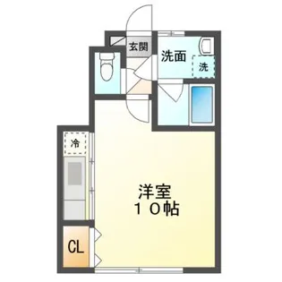 シャインアーチE【1階】の間取り