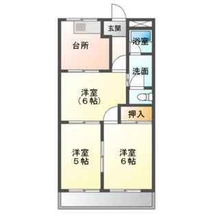 オークヒルズ【1階】の間取り