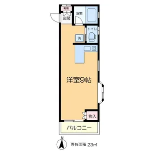 メゾンドパン【2階】の間取り