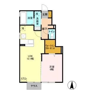セレッソ【1階】の間取り