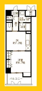 ワイズ新横浜【7階】の間取り