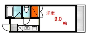 白島森野ビル【10階】の間取り