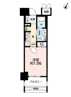 サヴォイオーサーズプレイス【4階】の間取り