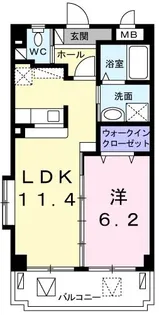 ドリーム ヒルズ【4階】の間取り