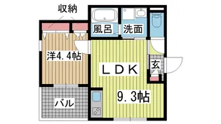 Casa魚崎北町【2階】の間取り