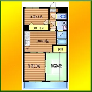 パールハイツ【2階】の間取り