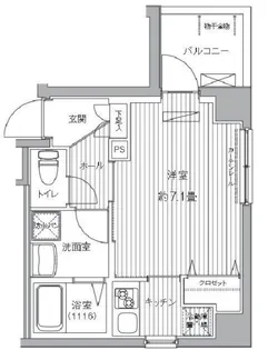 アネックス池袋【2階】の間取り
