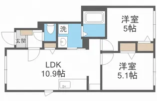 サンプラザ【1階】の間取り