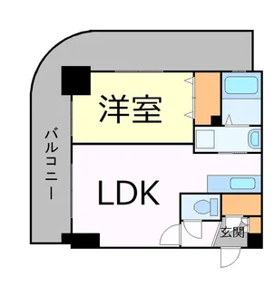 ティアラタワー中島倶楽部【17階】の間取り