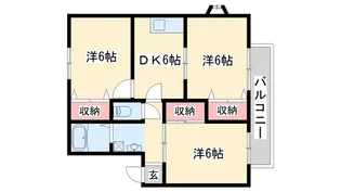 グランメゾン・I B棟【2階】の間取り