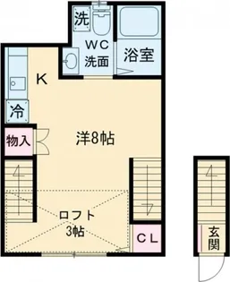 ルリエ町田【2階】の間取り